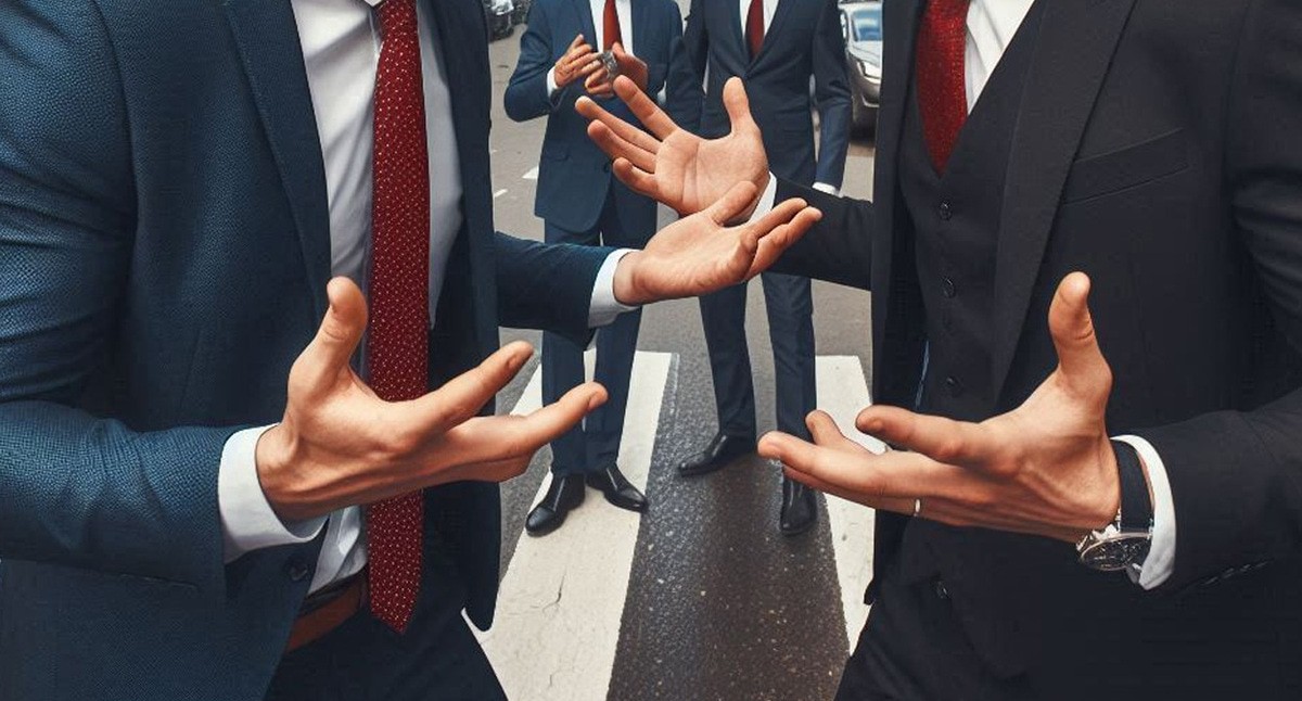 Потасовка на свадьбе. Иллюстрация создана "Кавказским узлом" с помощью ИИ в программе Copilot