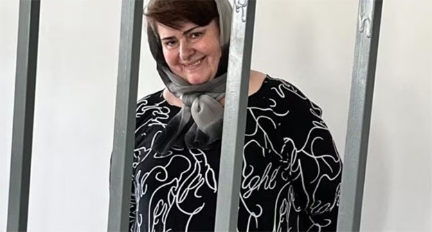 Зарема Мусаева. Скриншот видео https://ngs.ru/text/world/2023/07/04/72462722/