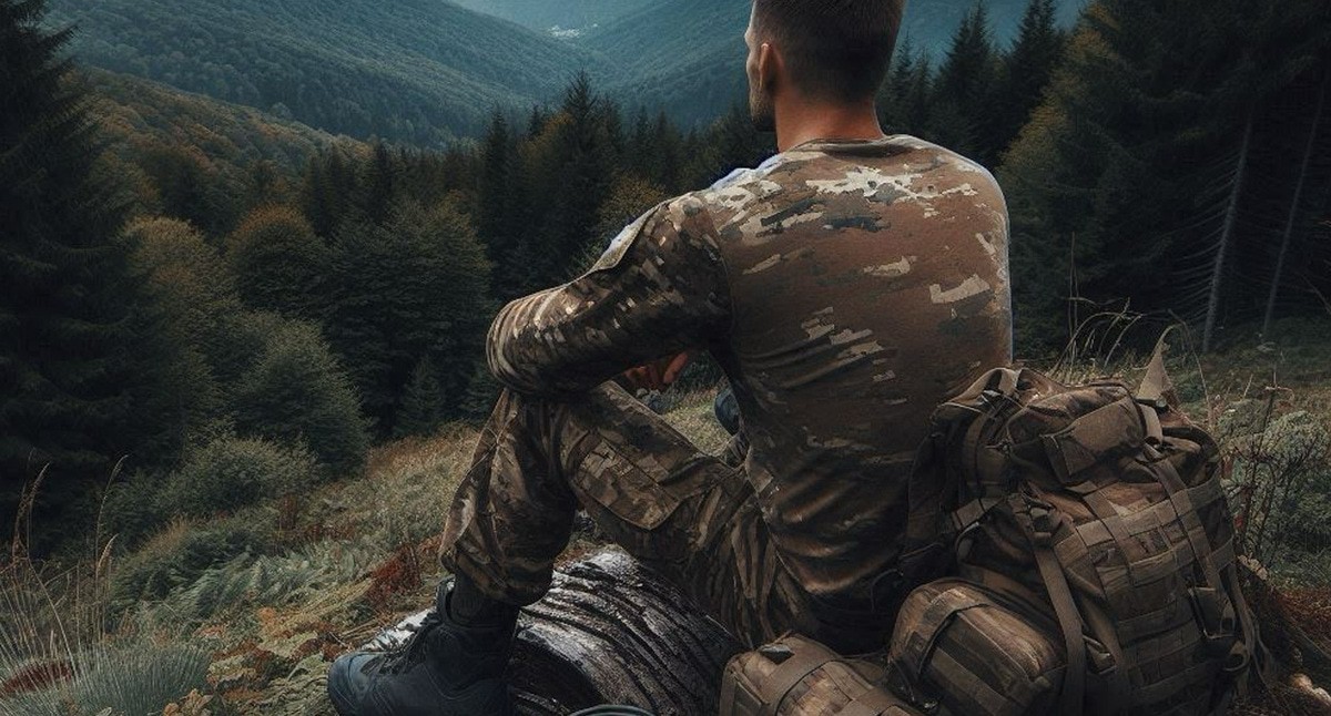 Военный на СВО. Иллюстрация создана "Кавказским узлом" с помощью ИИ в программе Copilot