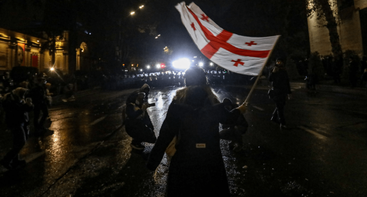 Протесты в Тбилиси. Фото Азиза Каримова для "Кавказского узла".