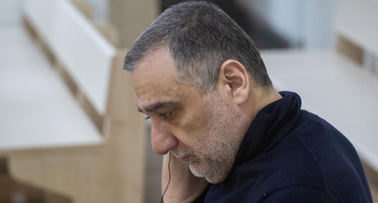 Рубен Варданян на заседании суда в Баку. Фото: "Азертадж"