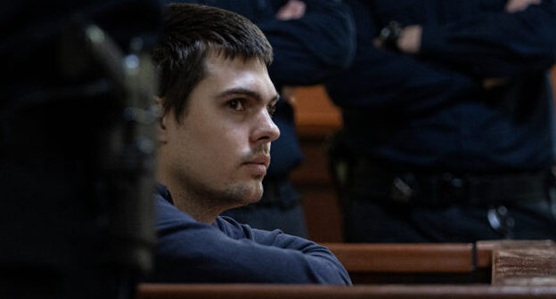 Антон Чечин в суде. Фото: Mindia Gabadze / Publika.ge