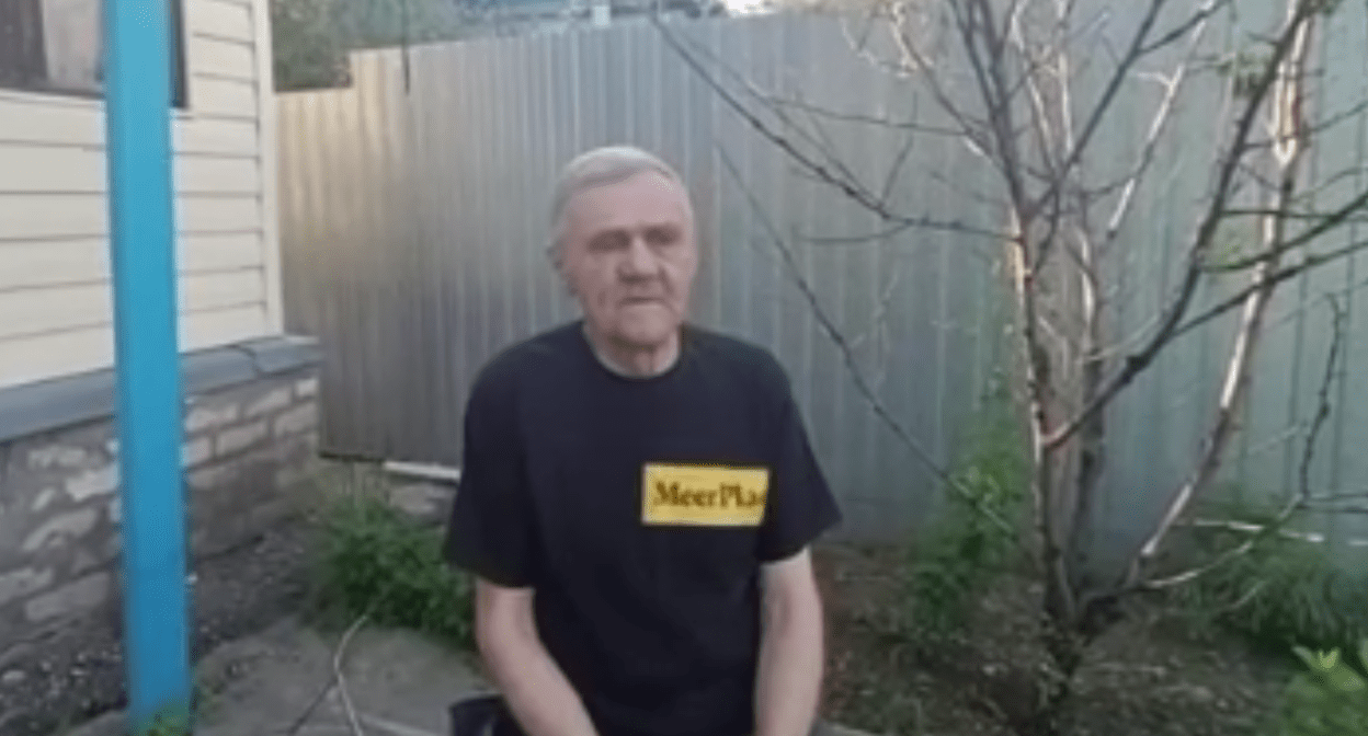 Янош Малиновский. Стоп-кадр видео из Telegram-канала "Новое время Михайловка" от 07.05.25, https://t.me/new_newtime/8018.