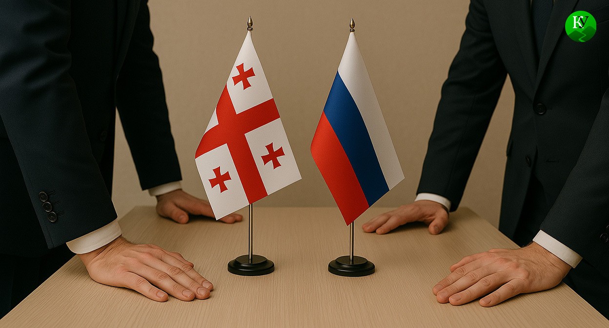 Переговоры. Иллюстрация создана «Кавказским узлом» с помощью ИИ в программе Copilot
