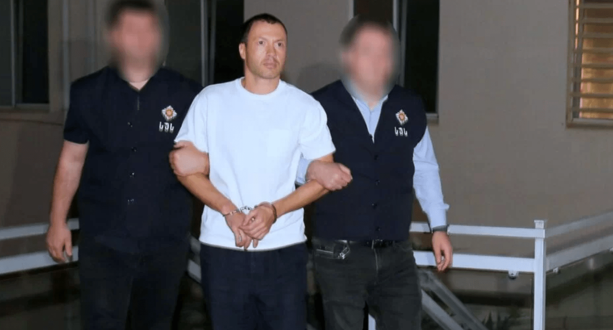 Задержание Георгия Бачиашвили. Скриншот фото "Новости Грузия" от 27.05.25, https://www.newsgeorgia.ge/sgb-gruzii-soobshhilo-o-zaderzhanii-georgija-bachiashvili/