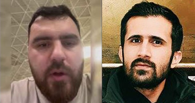 Имран Алиев (слева) и Эльгиз Гахраман. Коллаж "Кавказского узла". Скриншот видео  https://www.pastinfo.am/ru/news/2024/04/19/8eccrnkx6/1749624 Фото со страницы активиста в Facebook, facebook.com/elgiz.gahraman принадлежит компании Meta деятельность которой запрещена в России