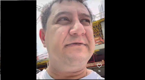 Арег Щепихин. Кадр видео с его личной страницы в соцсети