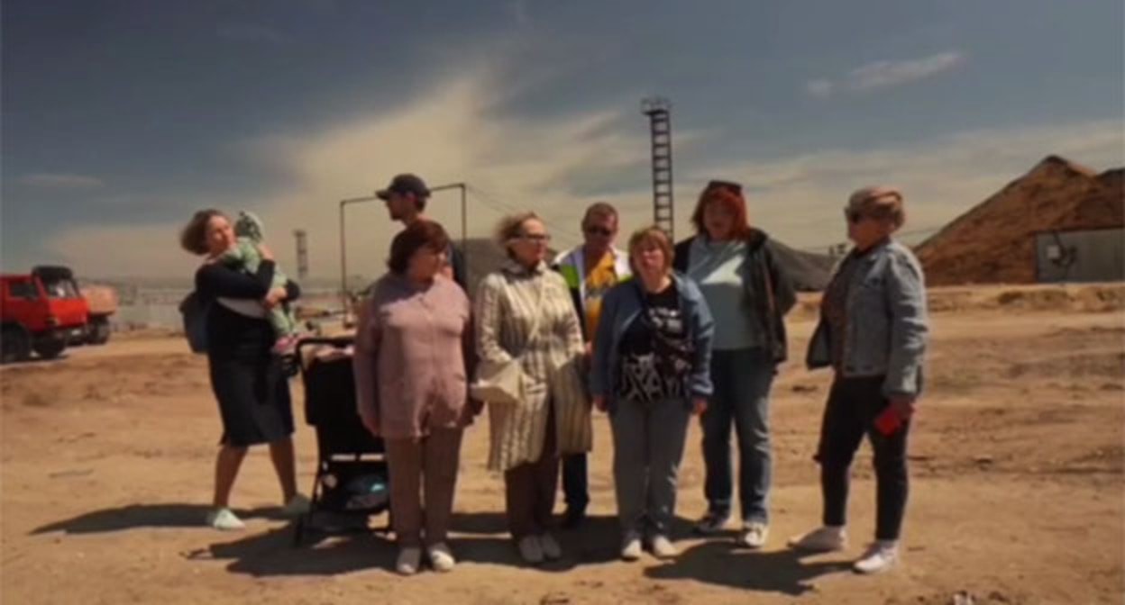 Обращение к властям жителей Воскресенского. 5 июня 2025 г. Фото: https://t.me/anapa_grazhdan/9784