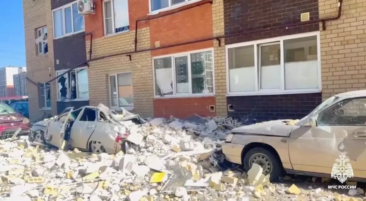 Взрыв бытового газа в Ставрополе. 21 мая 2025 г. Фото: ГУ МЧС России по Ставропольскому краю