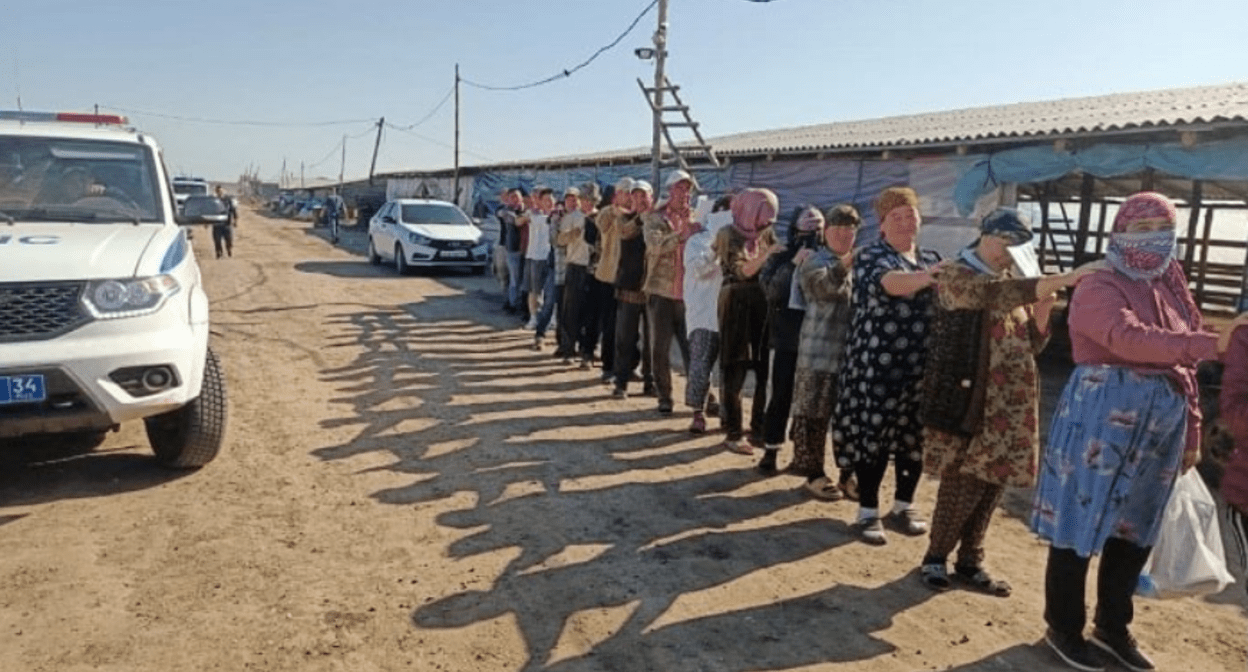 Рейд в Иловлинском районе Волгоградской области. Скриншот фото "Высота 102" от 4 июня 2025 года, https://t.me/infoV102ru/39483.