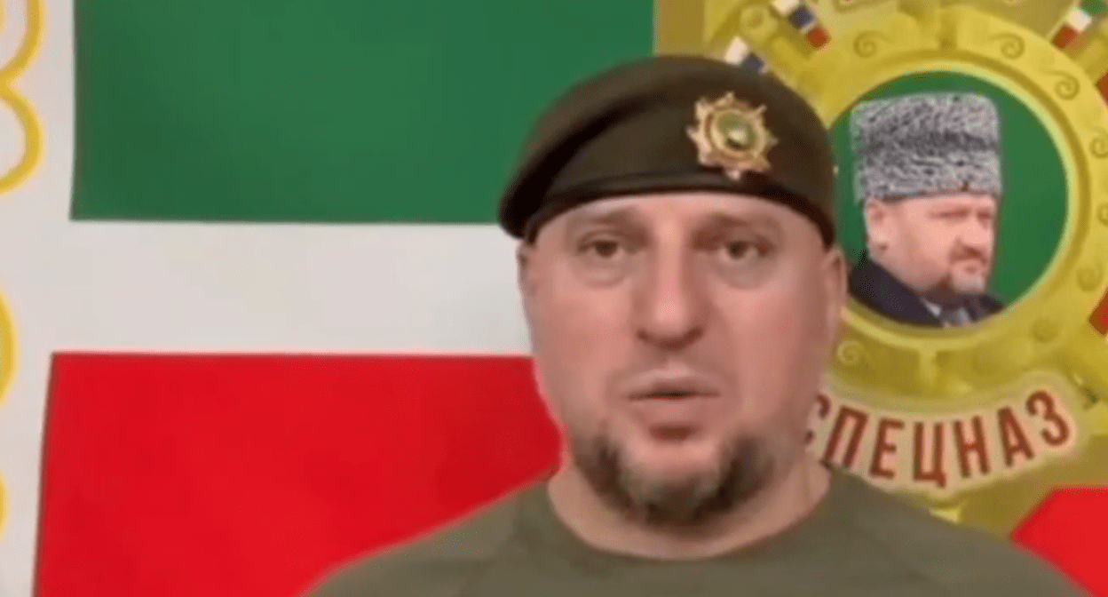 Апти Алаудинов. Кадр видео в Telegram-канале от 4.06.25, https://t.me/AptiAlaudinovAKHMAT/11142