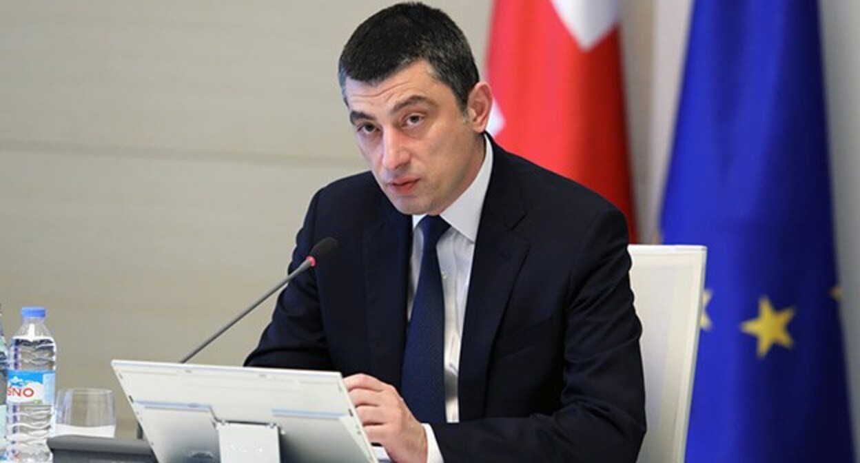 Георгий Гахария. Фото: "Новости Грузии" https://www.newsgeorgia.ge/georgij-gaharija-vyskazalsja-za-mirnye/

