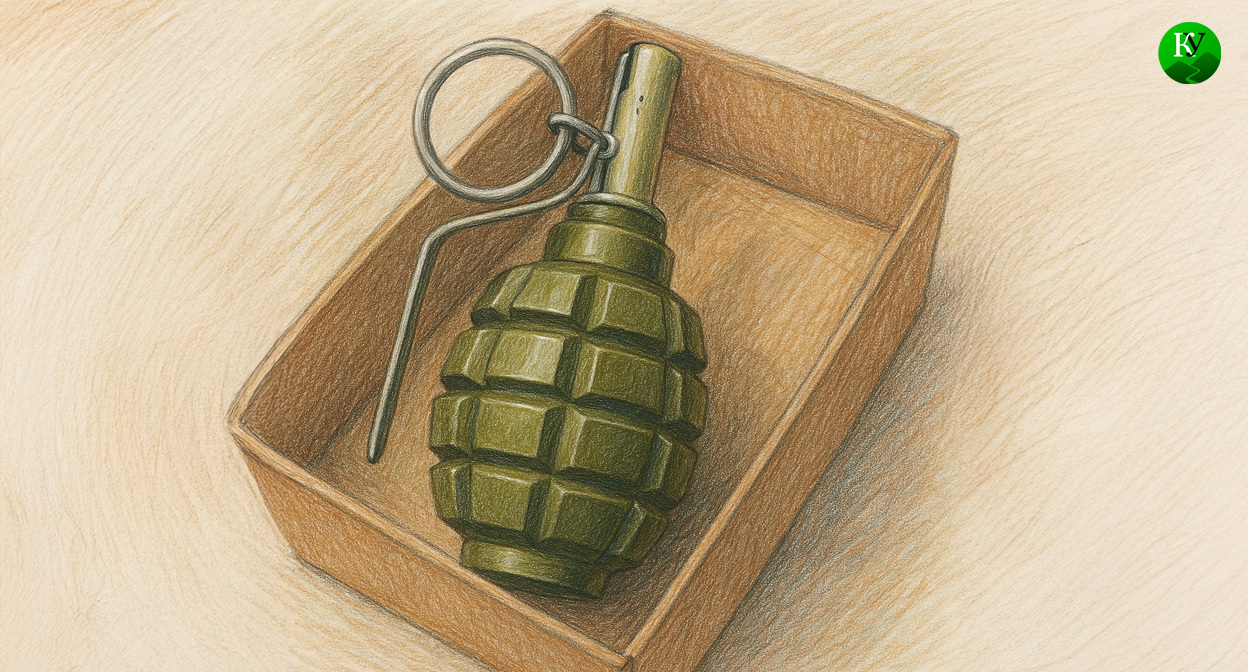 Граната. Иллюстрация создана "Кавказским узлом" с помощью ИИ в программе Copilot