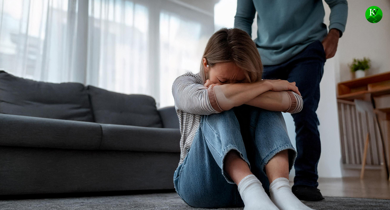 Домашнее насилие. Иллюстрация создана "Кавказским узлом" с помощью ИИ в программе Copilot