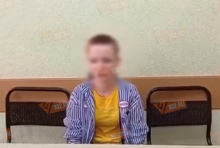 Жительница Волгограда, снявшая видео работы ПВО. Скриншот видео https://v102.ru/news/144573.html