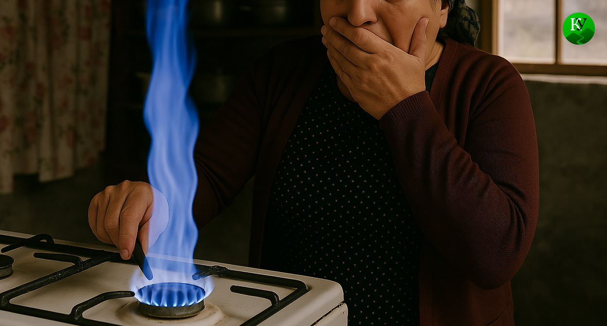 Проблемы с газом. Иллюстрация создана "Кавказским узлом" с помощью ИИ в программе Copilot