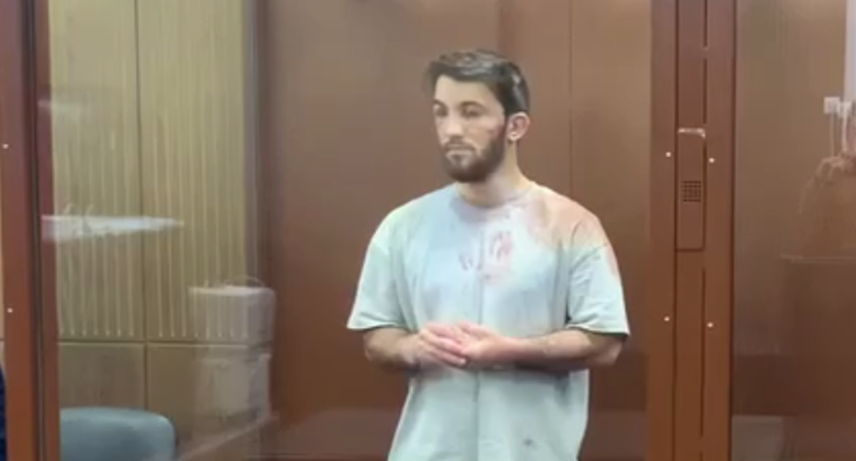 Ламберд Ахъядов. Стоп-кадо видео пресс-службы судов Москвы  от 02.01.23, https://t.me/moscowcourts/1434