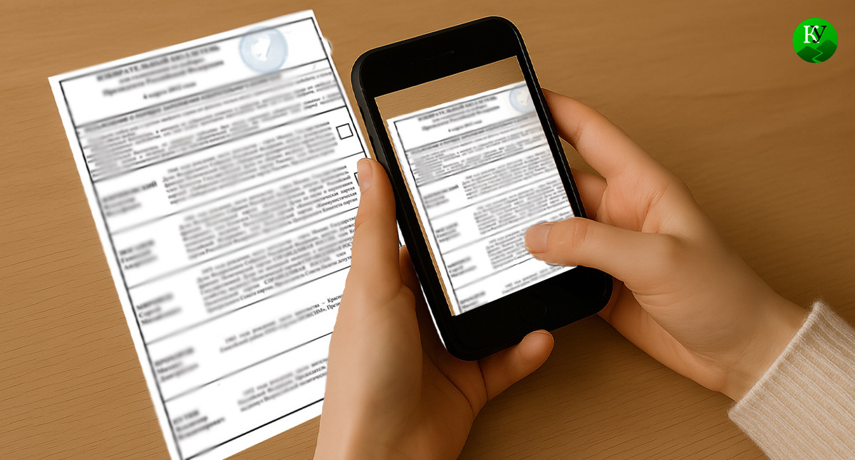 Фото бюллетеня. Иллюстрация создана "Кавказским узлом" с помощью ИИ в программе Copilot