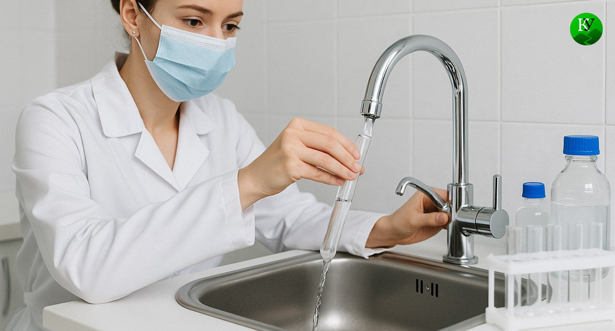 Анализ качества воды. Иллюстрация создана "Кавказским узлом" с помощью ИИ в программе Copilot