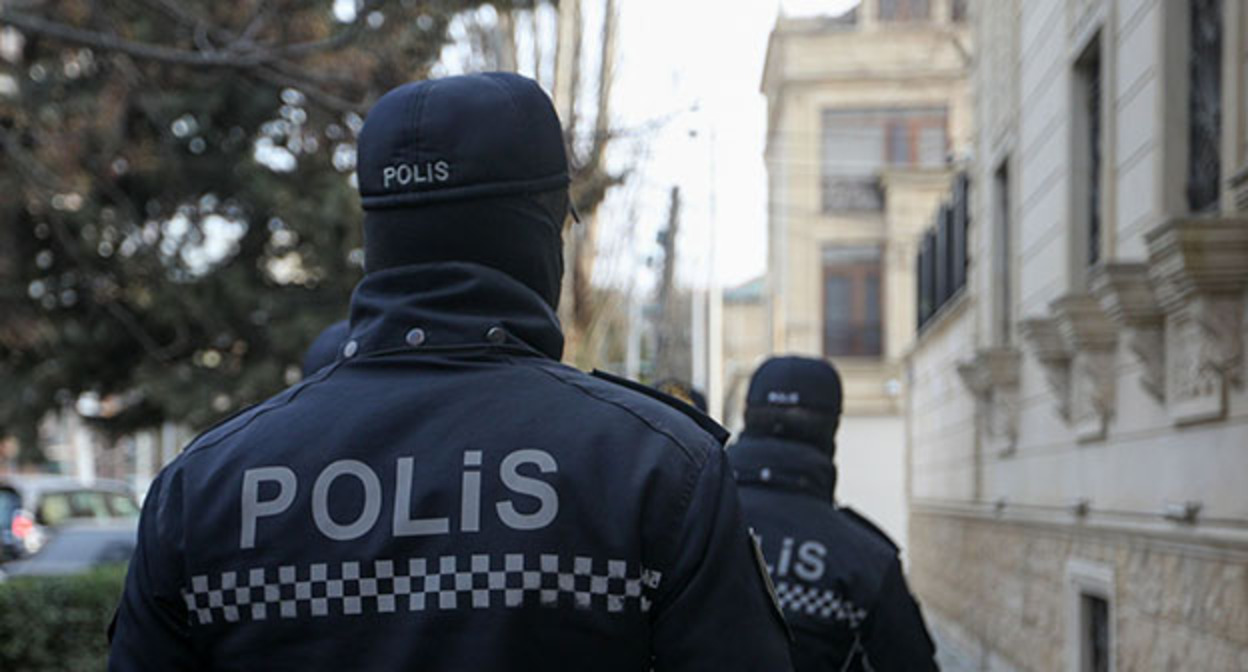 Сотрудники полиции. Фото Азиза Каримова для "Кавказского узла"