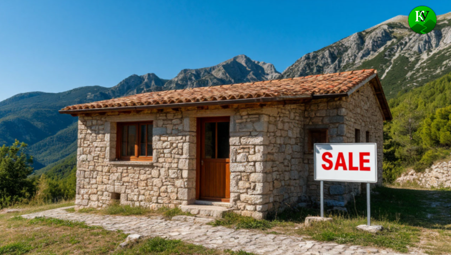 Дом на продажу. Изображение создано "Кавказским узлом" при помощи ИИ в программе "Шедеврум".