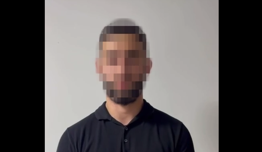 Житель Владикавказа извинился за избиение из-за шорт. Стоп-кадр видео МВД по Северной Осетии от 12.07.25, https://t.me/mvd_rso_a/34790