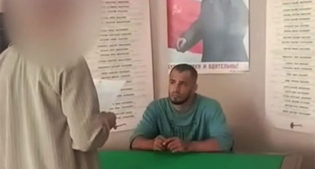 Джавид Рзаев. 16 июля 2025 г. Скриншот видео https://t.me/readovkanews/98767