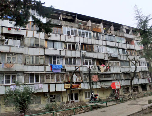 Многоквартирный дом в Сочи. Фото Светланы Кравченко для "Кавказского узла"