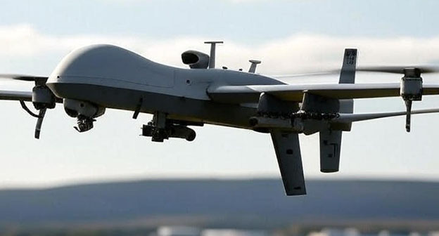 Беспилотник. Иллюстрация "Кавказского узла", созданная при помощи программы Сopilot