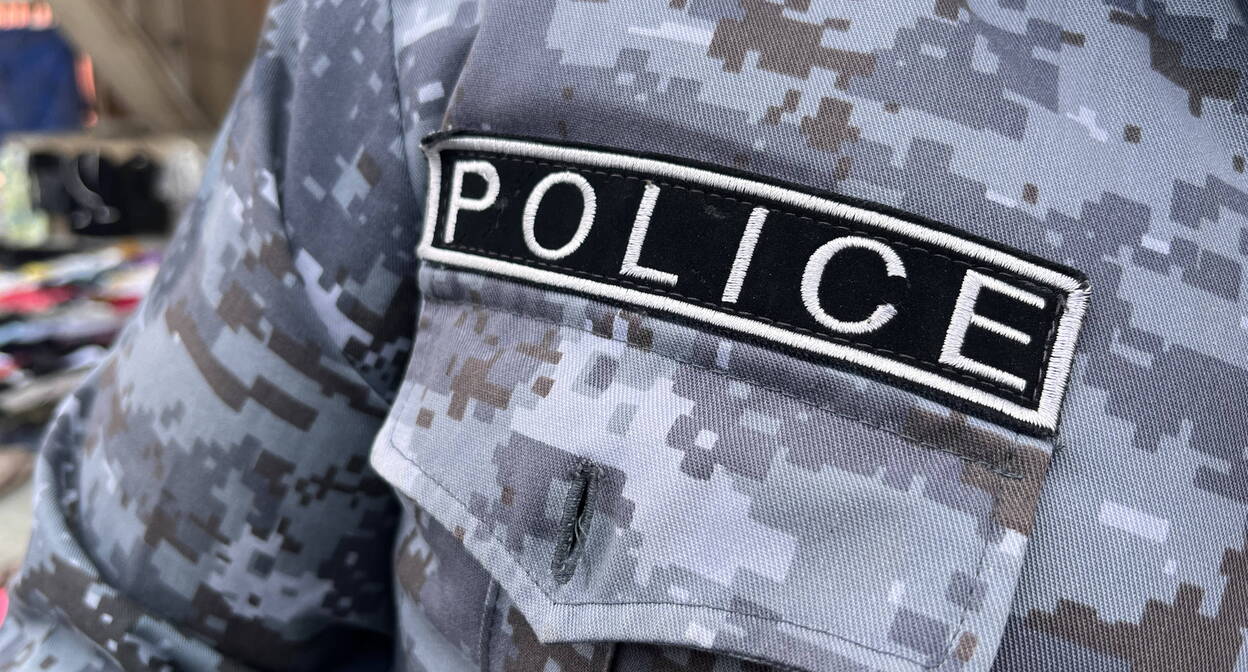 Полицейский в Армении. Фото "Кавказского узла"