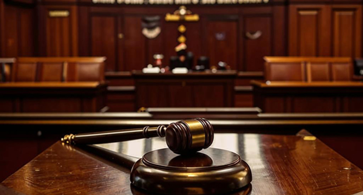 Судейский молоток. Иллюстрация "Кавказского узла", созданная при помощи программы Copilot