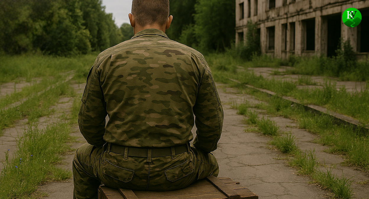 Военный на СВО. Иллюстрация создана «Кавказским узлом» с помощью ИИ в программе Copilot