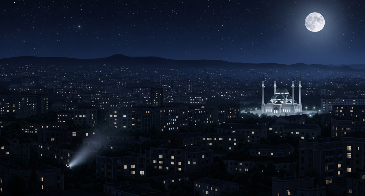 Отключения света. Иллюстрация создана "Кавказским узлом" с помощью ИИ. 