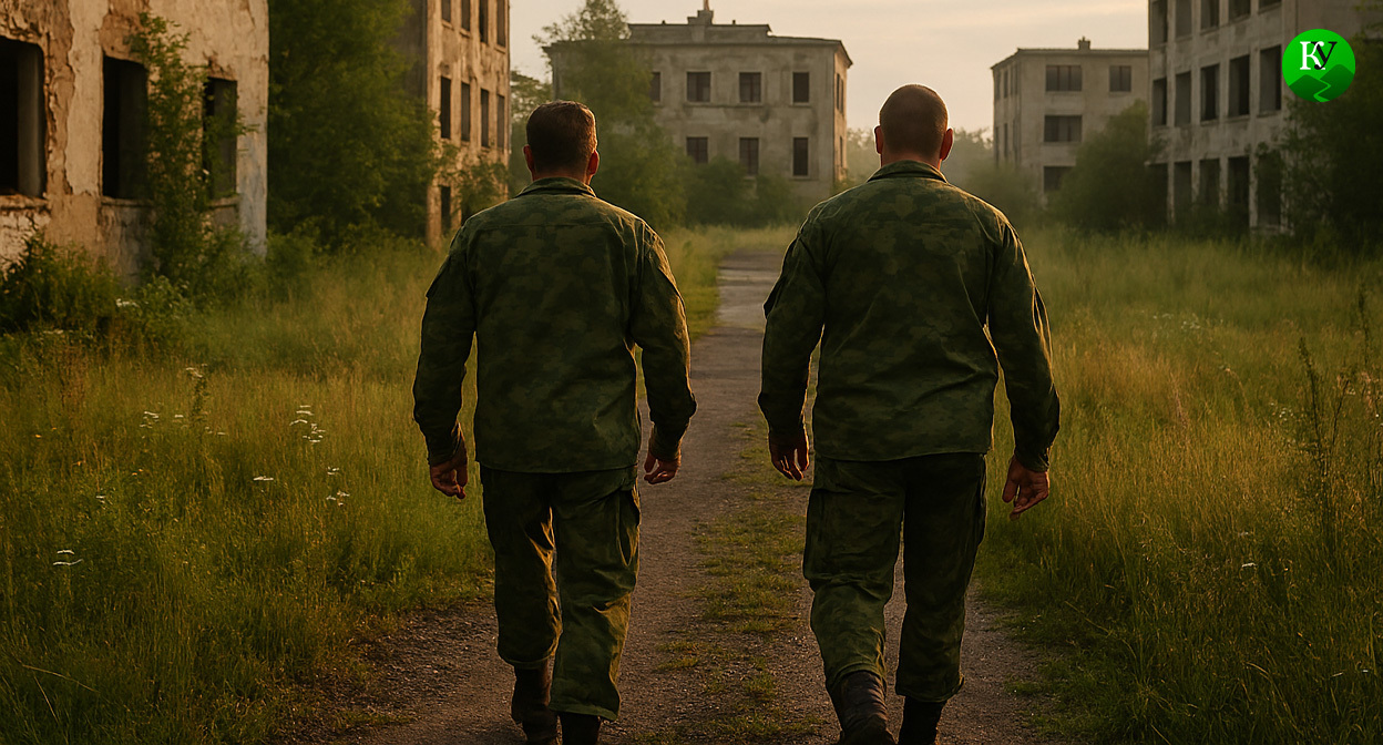 Военные на СВО. Иллюстрация создана "Кавказским узлом" с помощью ИИ в программе Copilot