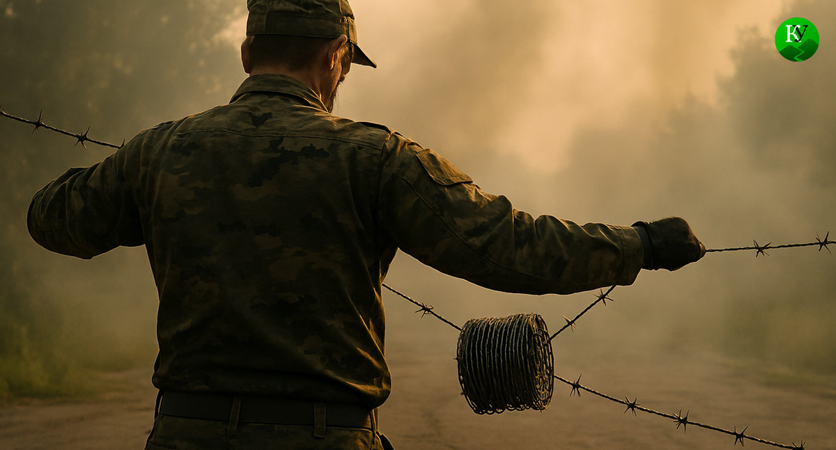 Военный на СВО. Иллюстрация создана "Кавказским узлом" с помощью ИИ в программе Copilot