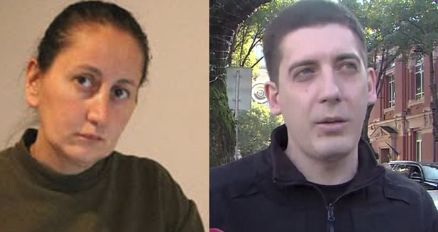 Мзия Амаглобели и Ираклий Дгебуадзе. Коллаж "Кавказского узла". Фото Netgazeti https://ru.netgazeti.ge/66508/ https://1tv.ge/