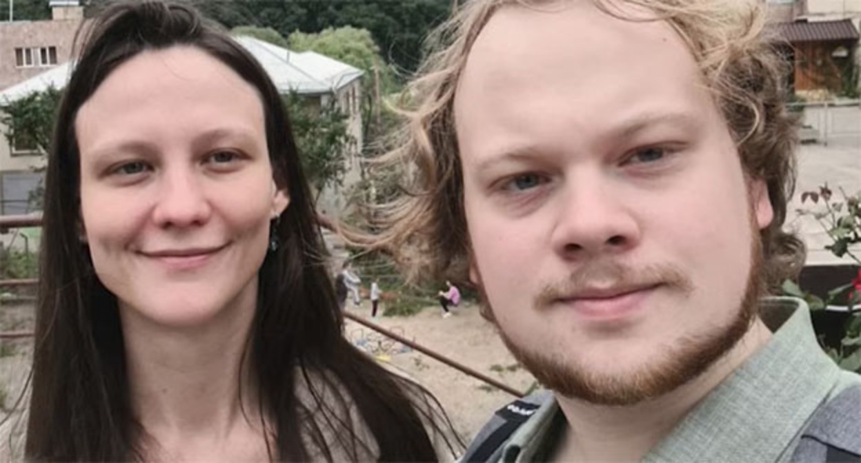 Анастасия Зиновкина и Артем Грибуль. Фото: https://t.me/Free_Tbilisi