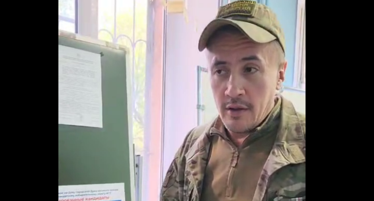 Роман Греховодов. Стоп-кадр видео из Telegram-канала "КПРФ.Дон" от 14.09.25, https://t.me/KommunistDon/12511