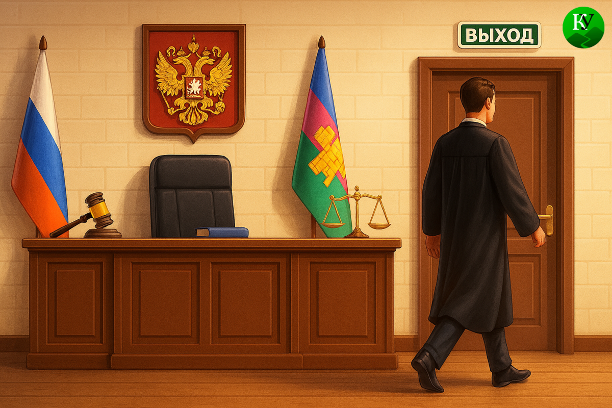 Отставка судьи. Иллюстрация создана "Кавказским узлом" с помощью ИИ в программе Copilot