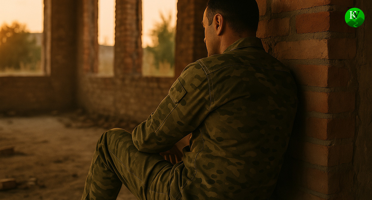 Военный на СВО. Иллюстрация создана «Кавказским узлом» с помощью ИИ в программе Copilot