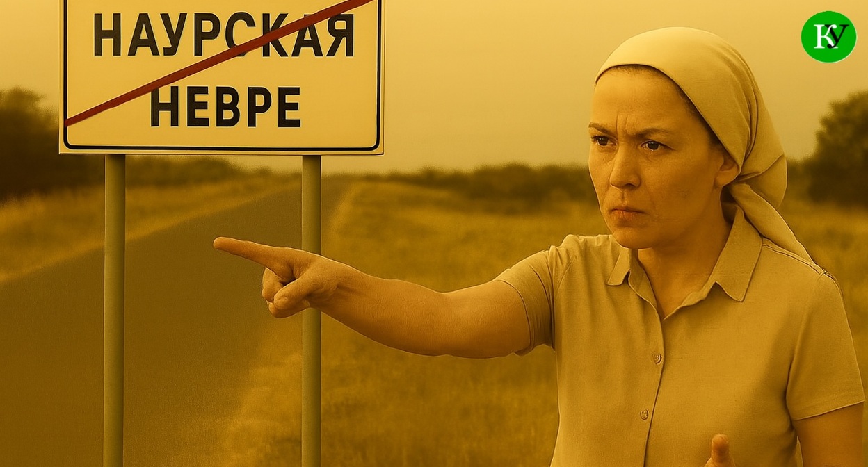 Наурская. Иллюстрация создана "Кавказским узлом" с помощью ИИ в программе Copilot