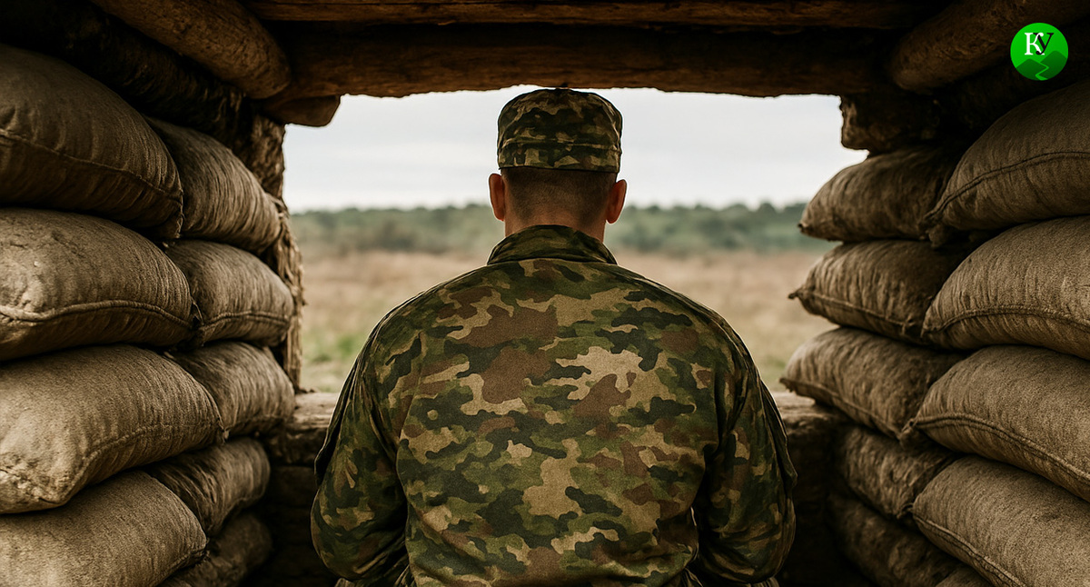 Военный на СВО. Иллюстрация создана "Кавказским узлом" с помощью ИИ в программе Copilot
