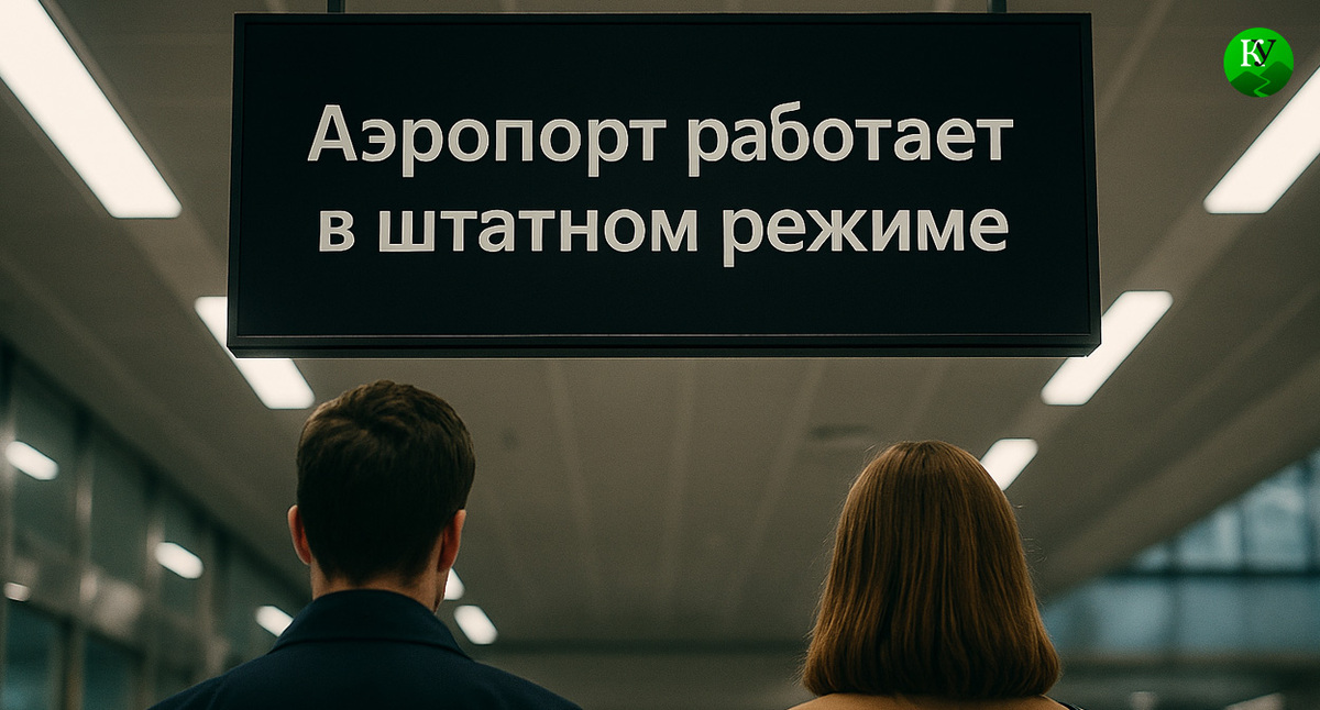 Табло в аэропорту. Иллюстрация создана «Кавказским узлом» с помощью ИИ в программе Copilot