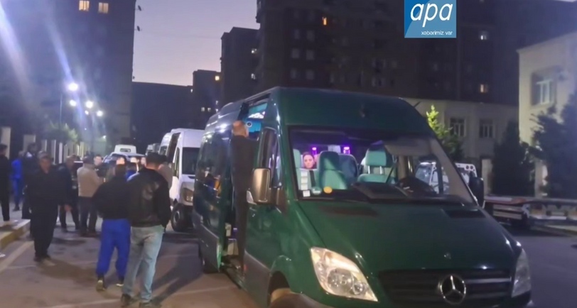 Отправка переселенцев в Ходжавендский район. 28 октября 2025 года. Кадр видео АПА https://t.me/apa_az/107198