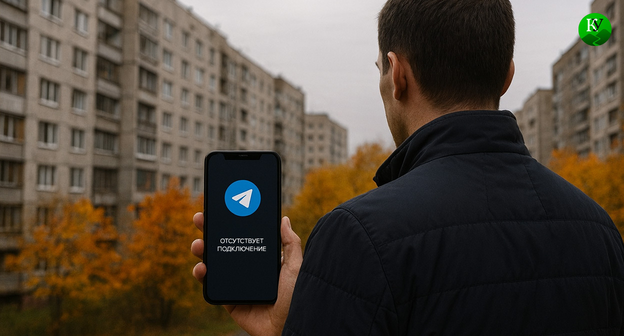 Блокировка телеграм. Иллюстрация создана «Кавказским узлом» с помощью ИИ в программе Copilot
