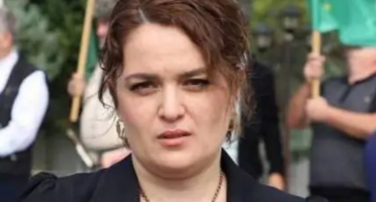 Лариса Тупцокова. Скриншот видео Circassian Media / YouTube