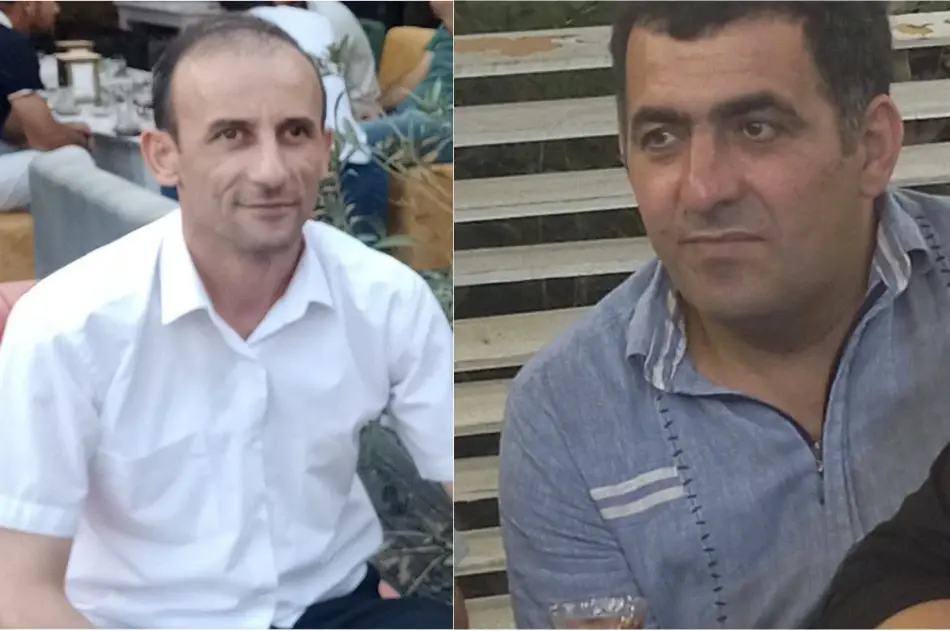 Активисты Фарид Гулиев и Валишан Гасанов. Источник фото: https://oc-media.org/azerbaijan-detains-two-members-of-opposition-popular-front-party/