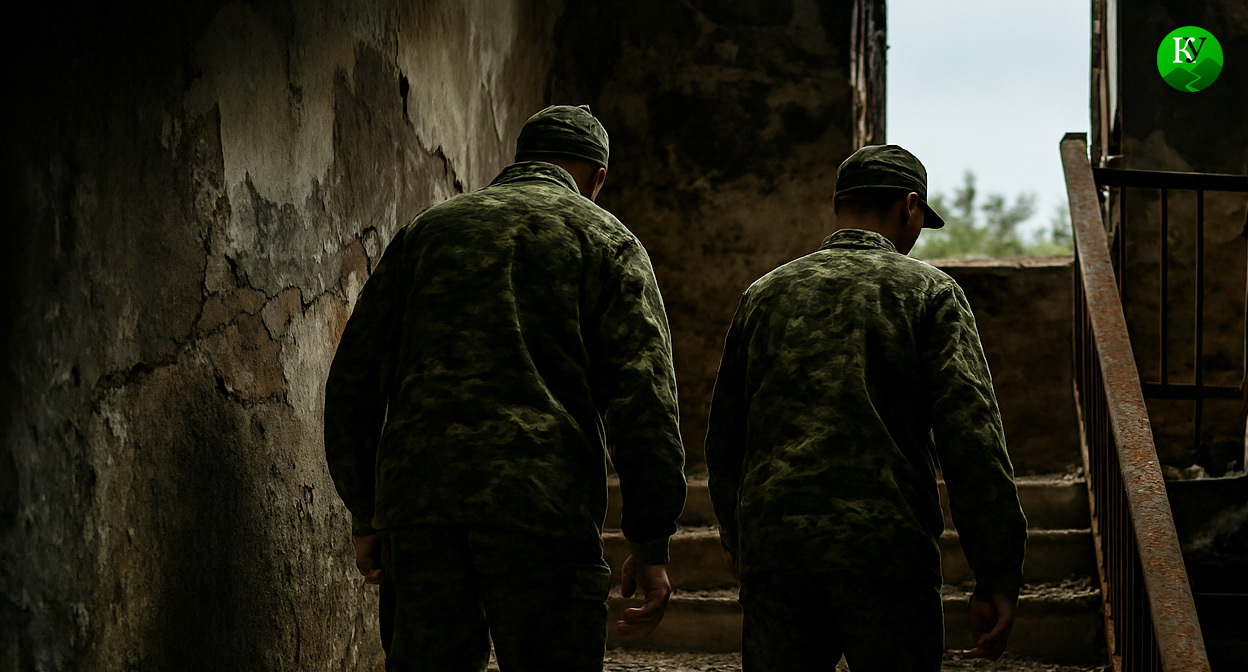 Военные на СВО. Иллюстрация создана «Кавказским узлом» с помощью ИИ в программе Copilot