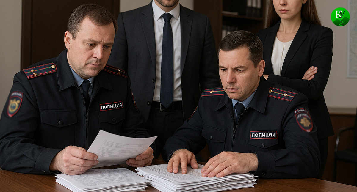 Обыск в офисе. Иллюстрация создана «Кавказским узлом» с помощью ИИ в программе Copilot