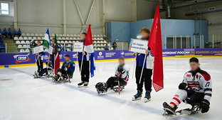 Чемпионат России по следж-хоккею. 31 октября 2025 г. Фото: https://t.me/russianparalymp/15703